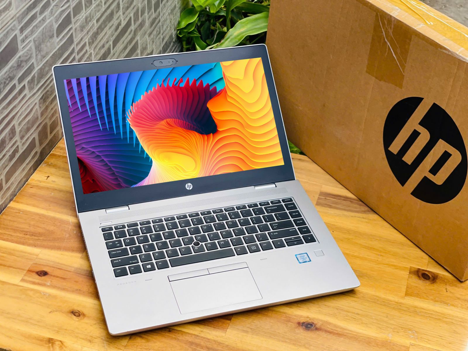 Laptop Hp Probook 640 G4, I5 7300U 8G SSD256 Finger Đèn Phím Vỏ Nhôm Đẹp Keng3