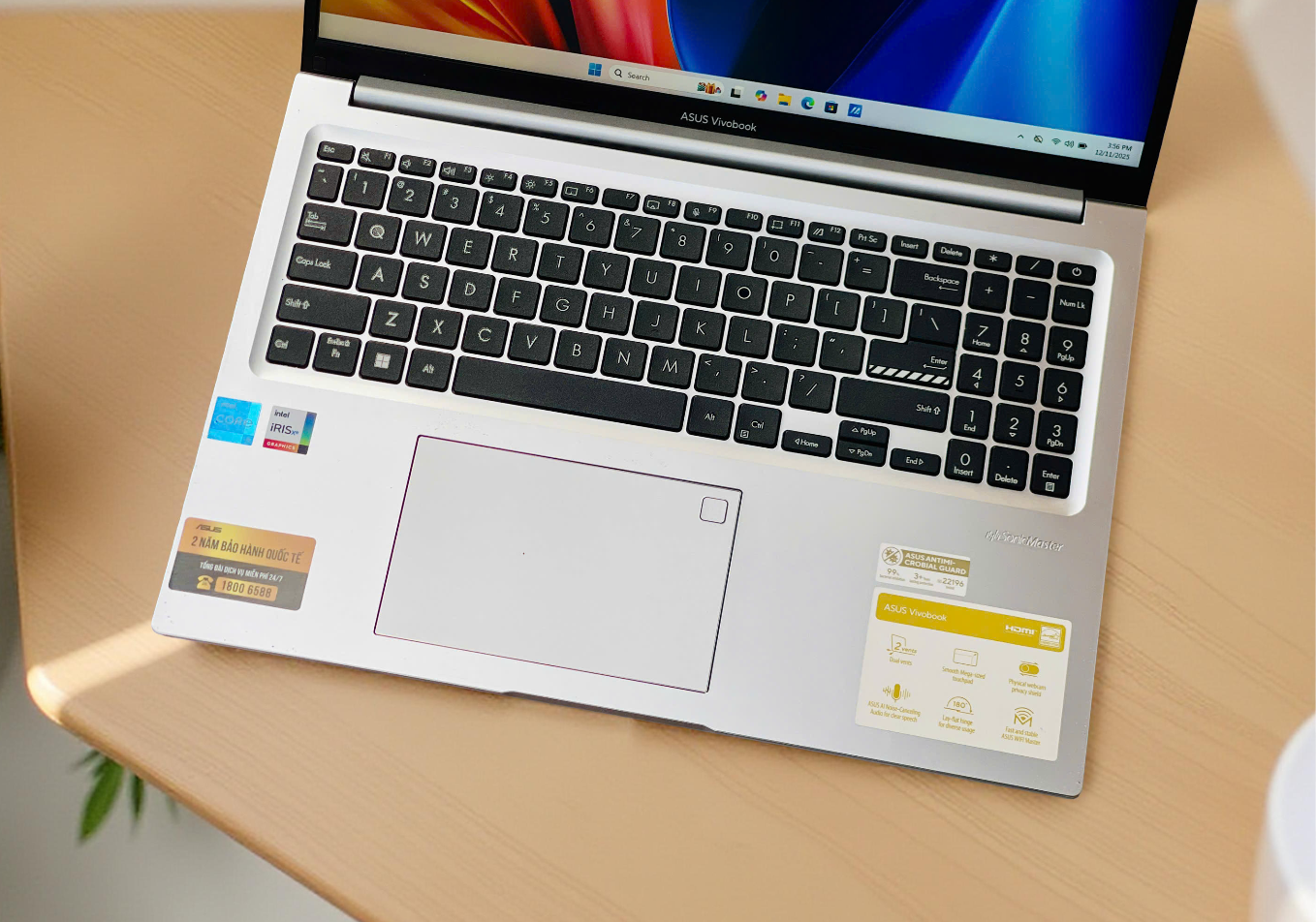 LAPTOP ASUS VIVOBOOK 16 X1605VA i5 1335U 16INCH WUXGA MÀU BẠC CHUYÊN VĂN PHÒNG KẾ TOÁN GIÁ RẺ1