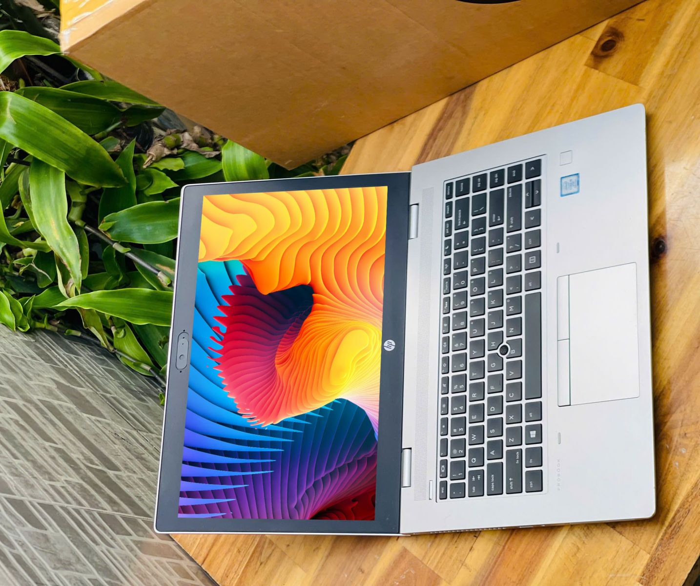 Laptop Hp Probook 640 G4, I5 7300U 8G SSD256 Finger Đèn Phím Vỏ Nhôm Đẹp Keng1