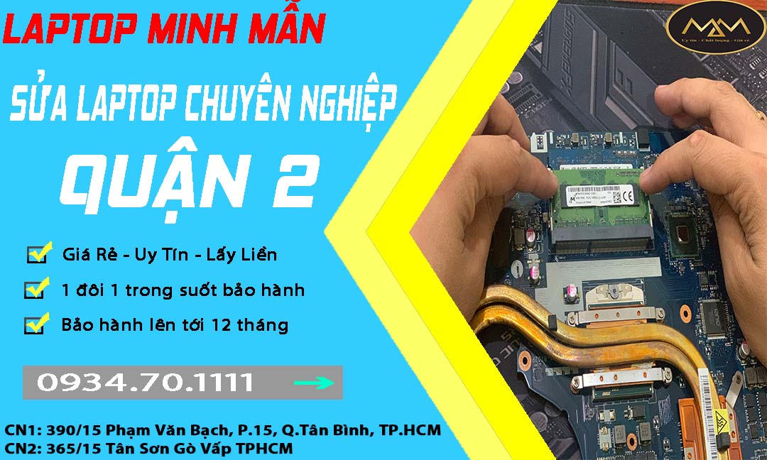 Sửa Laptop Chuyên Nghiệp Quận 2
