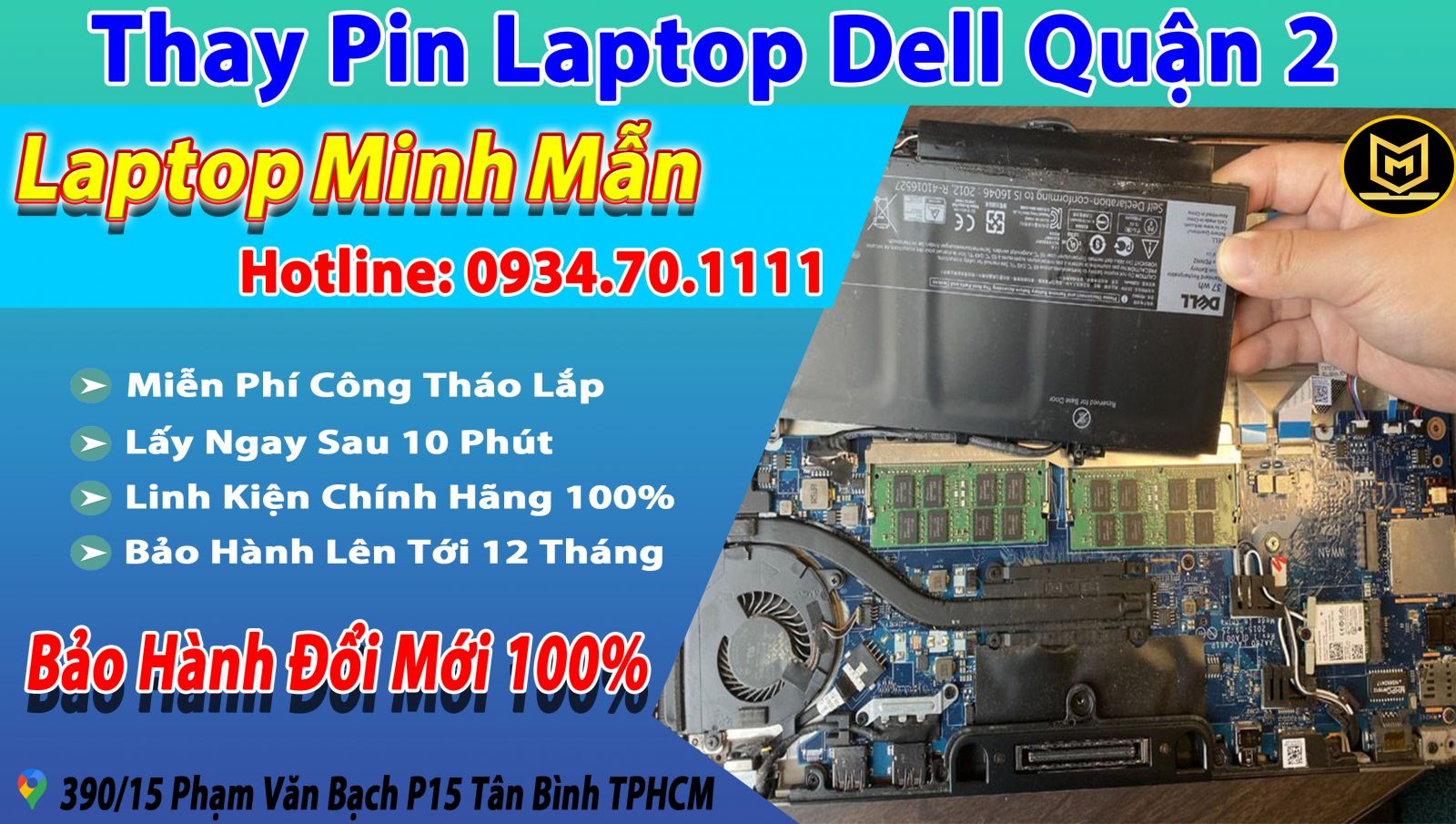 Thay-pin-laptop-Dell-quận-2