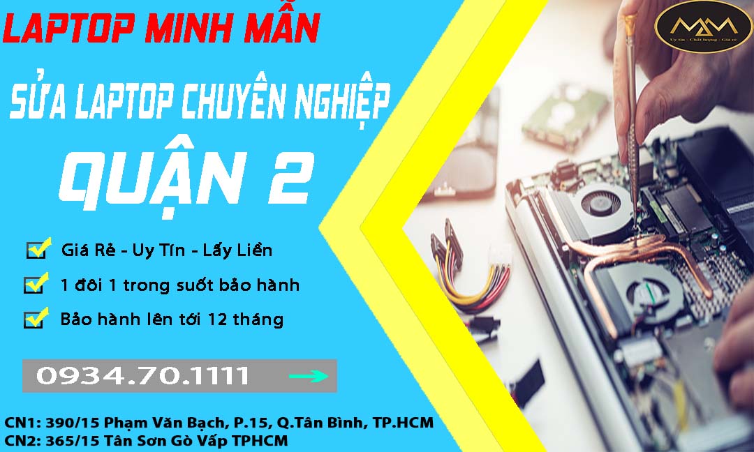 Sửa Laptop Chuyên Nghiệp Quận 2