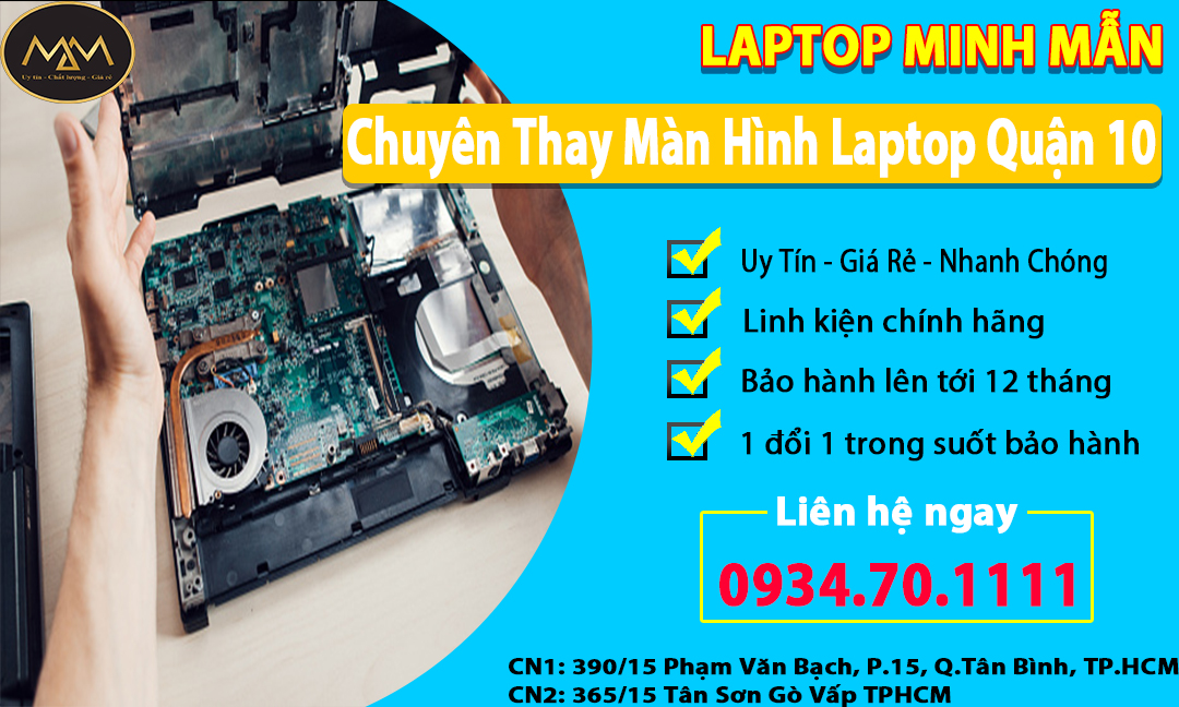 Thay Màn Hình Laptop Quận 10