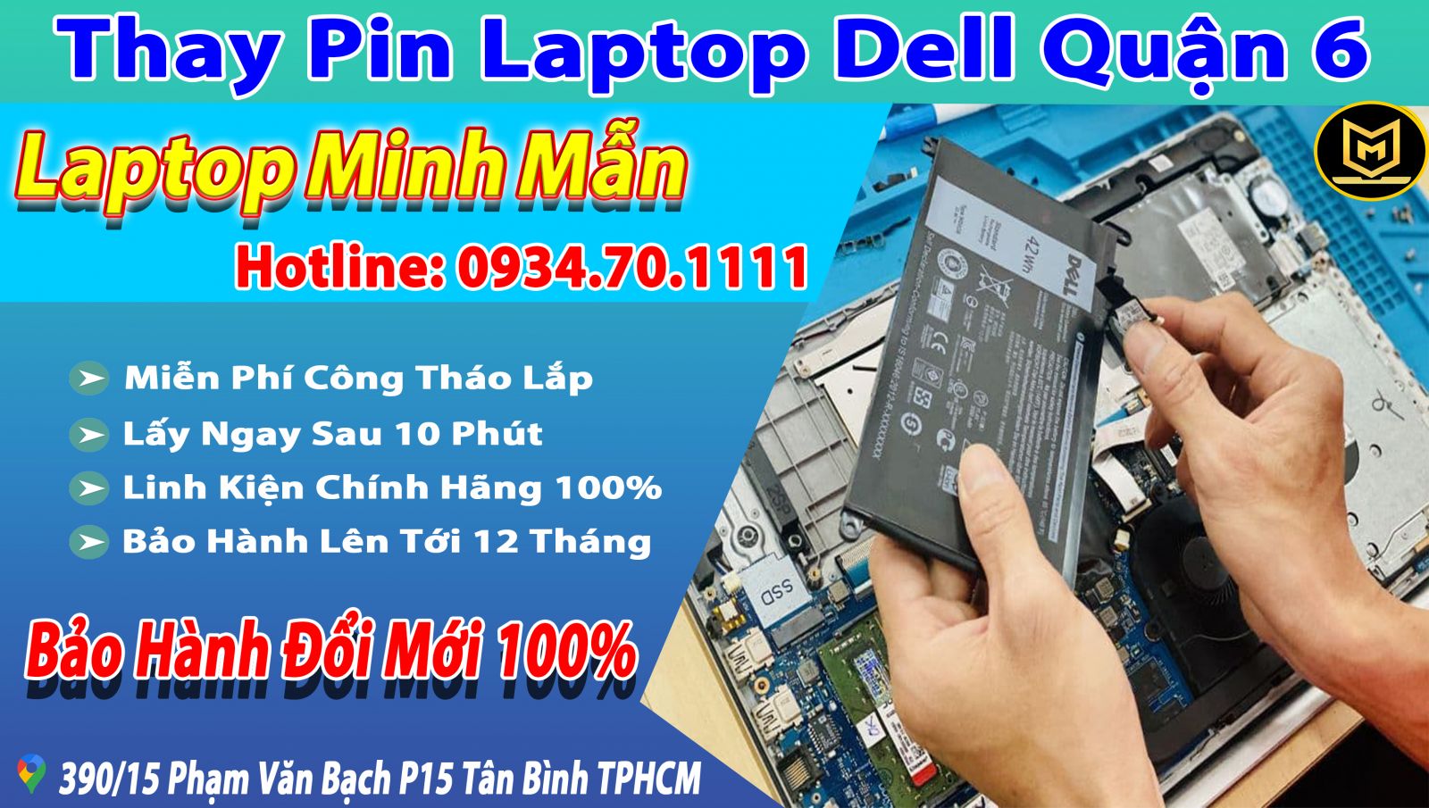 Thay-pin-laptop-Dell-quận-6