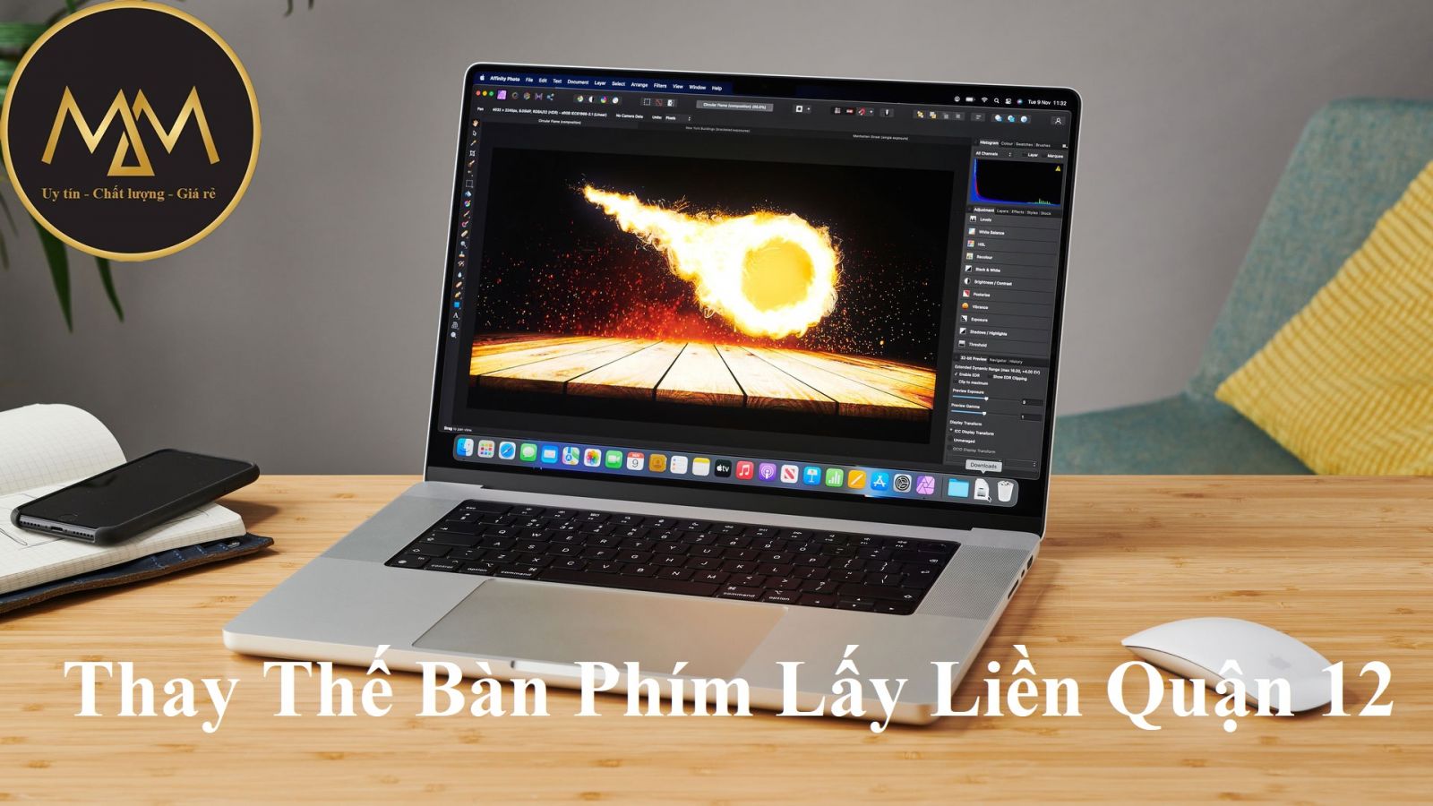 Thay thế bàn phím lấy liền quận 12