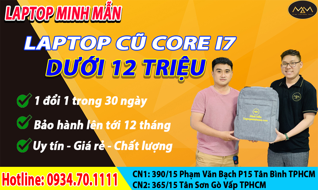 Laptop Cũ Dưới 12 Triệu Cấu Hình Cao