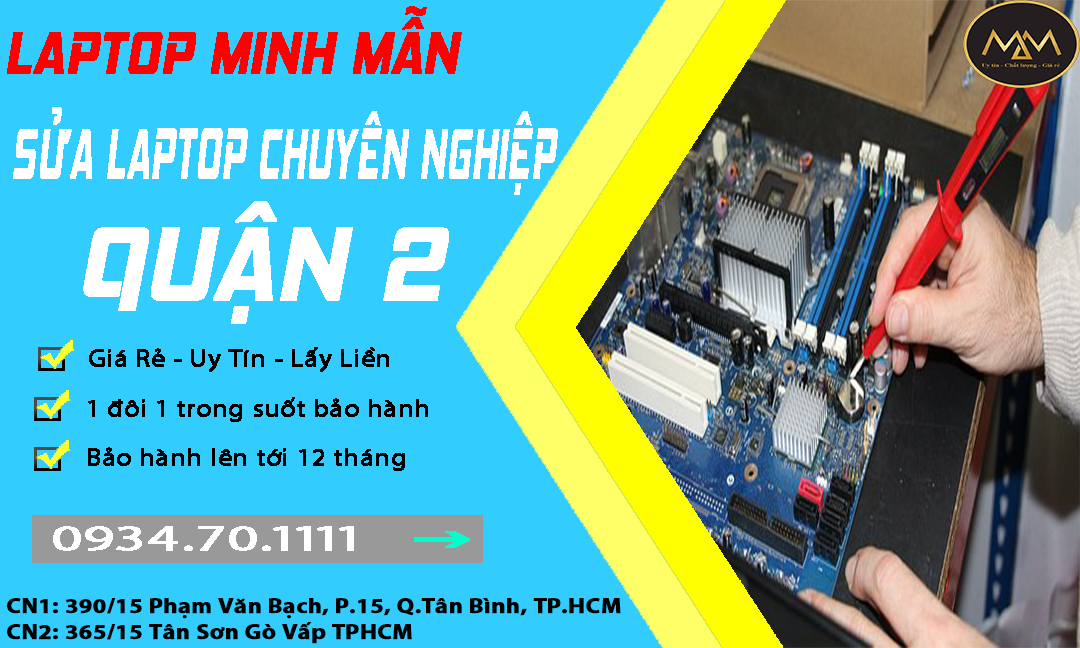 Sửa Laptop Chuyên Nghiệp Quận 2