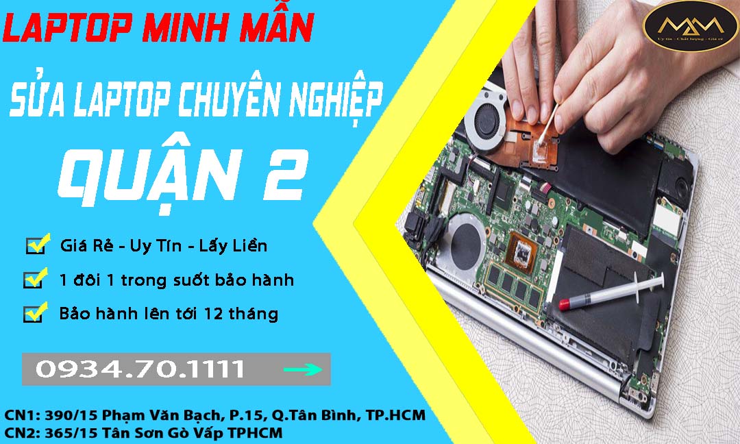 Sửa Laptop Chuyên Nghiệp Quận 2