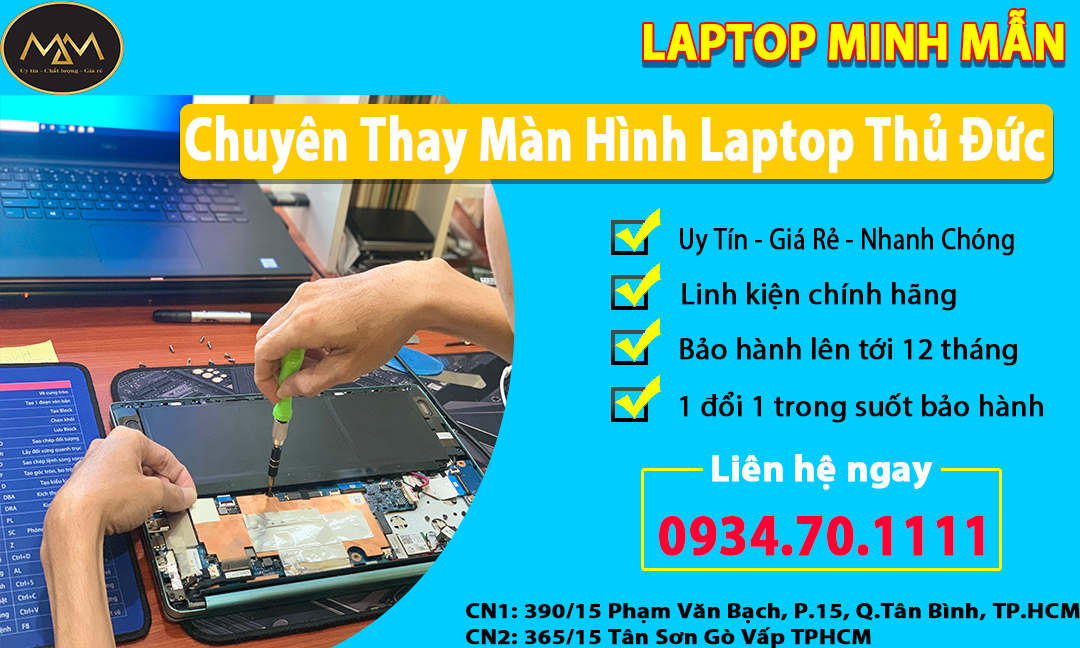 Thay Màn Hình Laptop Tại Thủ Đức