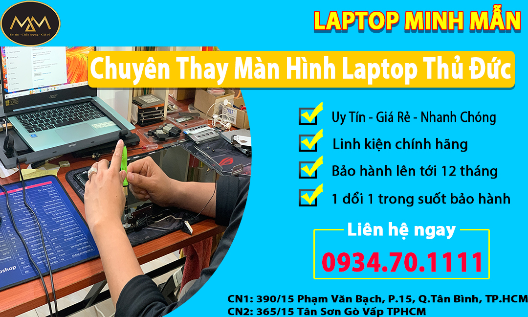 Thay Màn Hình Laptop Tại Thủ Đức