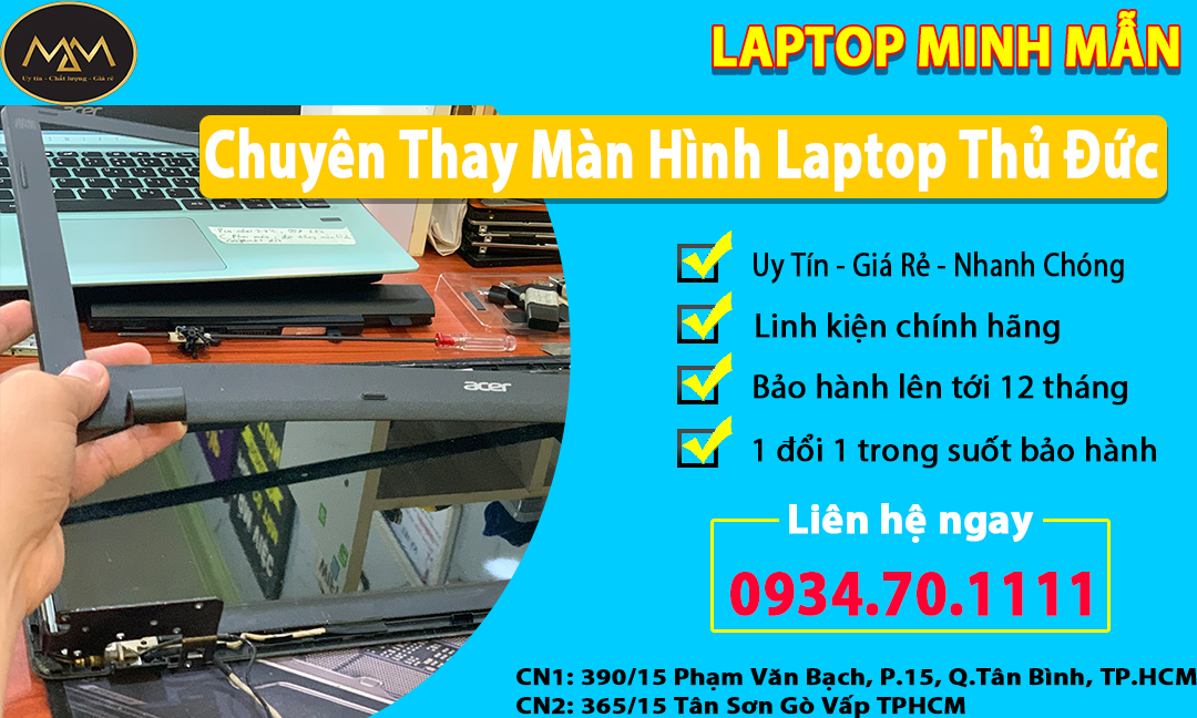 Thay Màn Hình Laptop Tại Thủ Đức