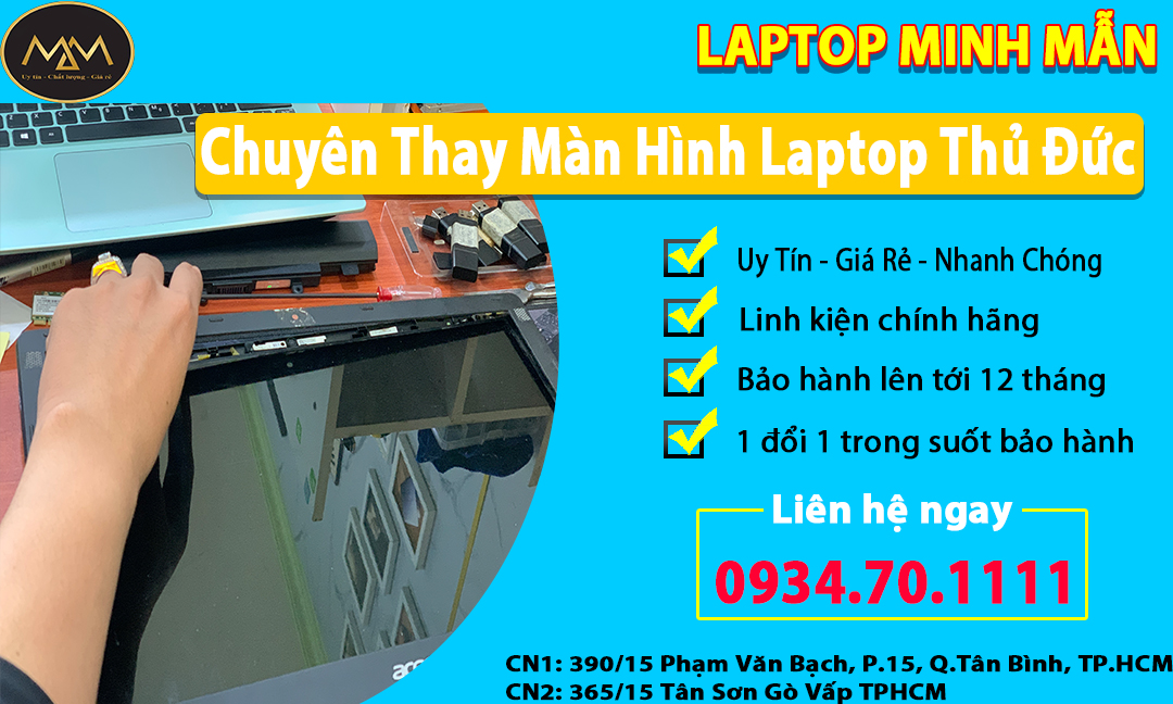 Thay Màn Hình Laptop Tại Thủ Đức