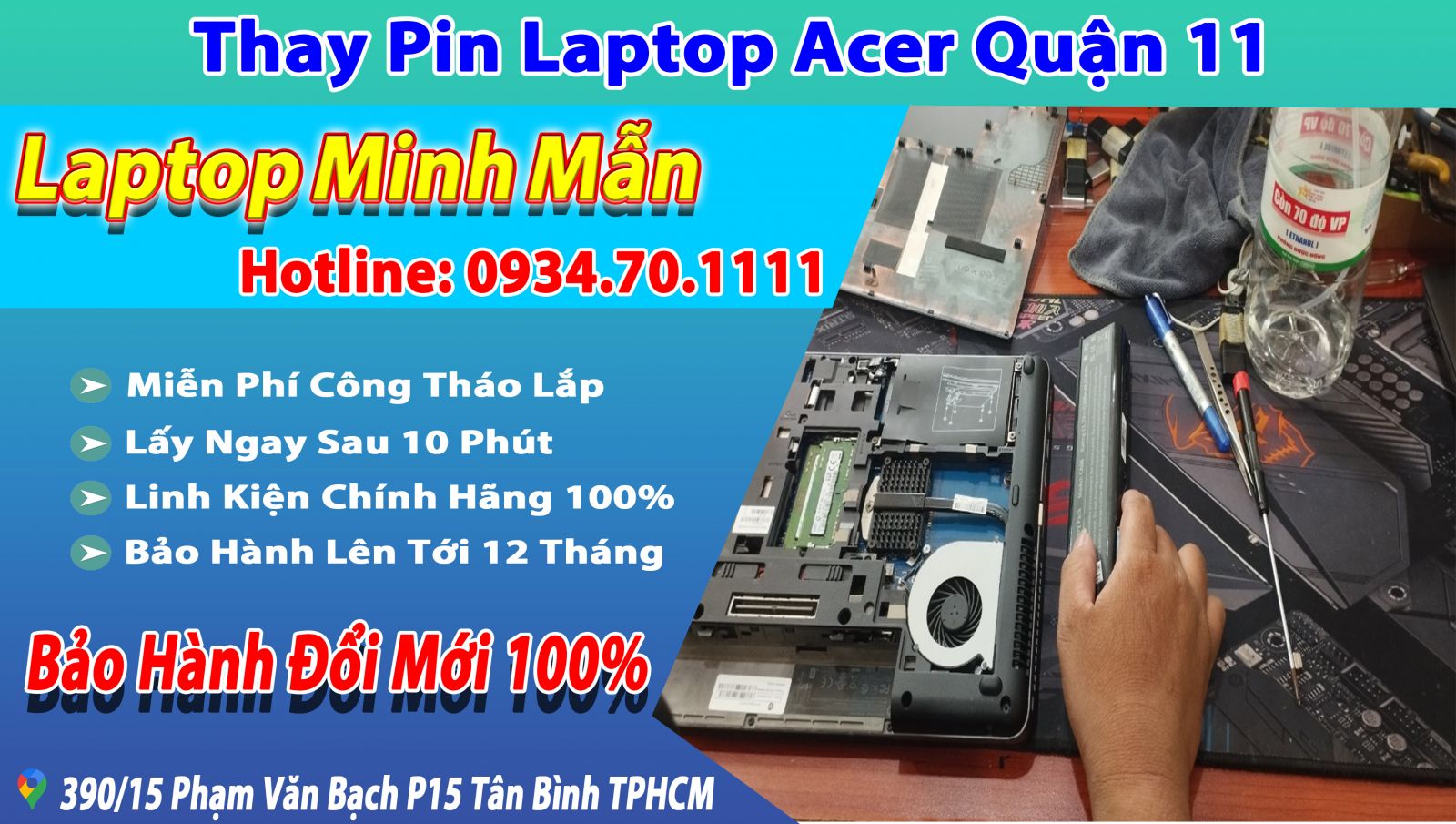 Thay-pin-laptop-Acer-quận-11