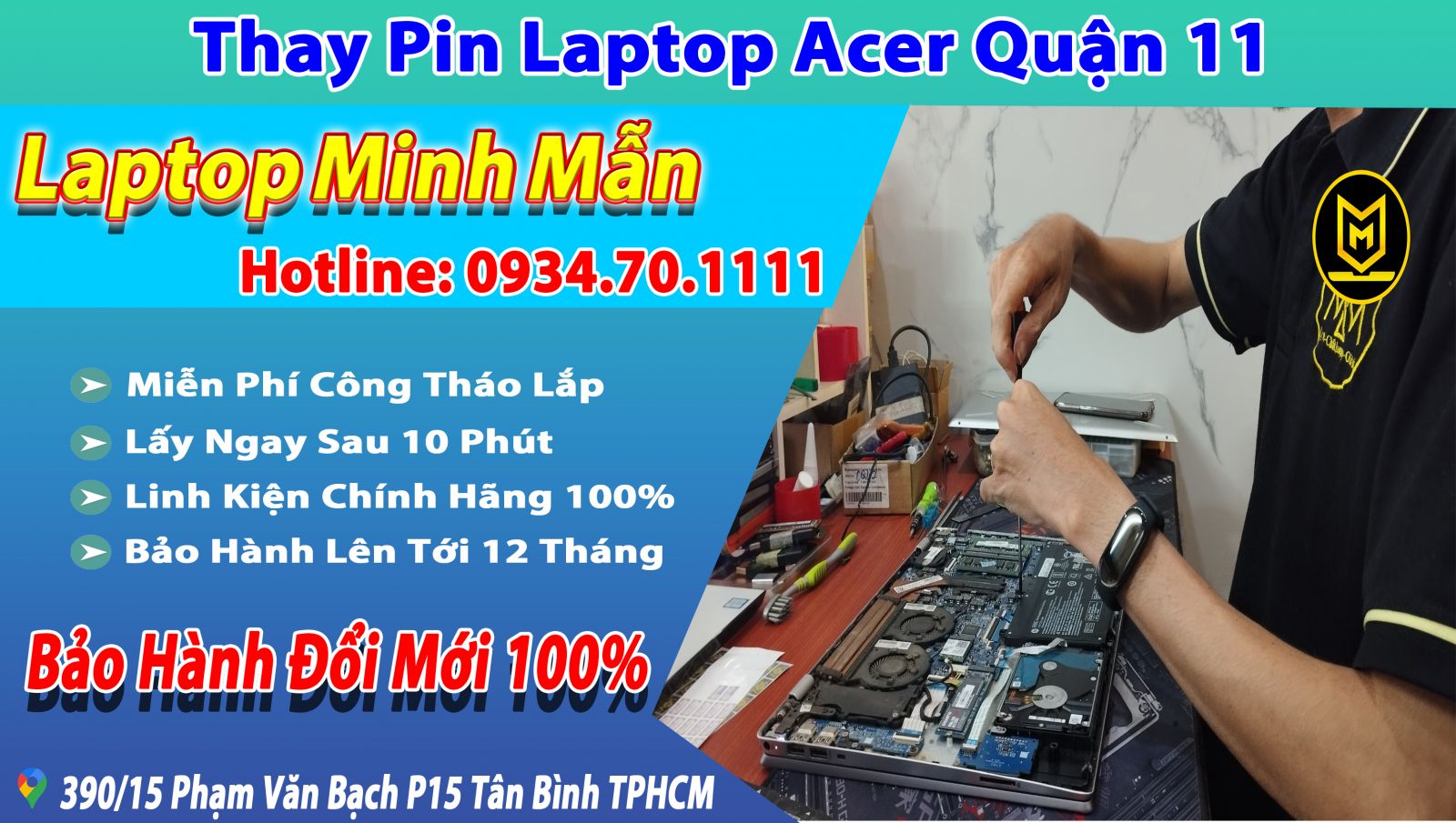 Thay-pin-laptop-Acer-quận-11
