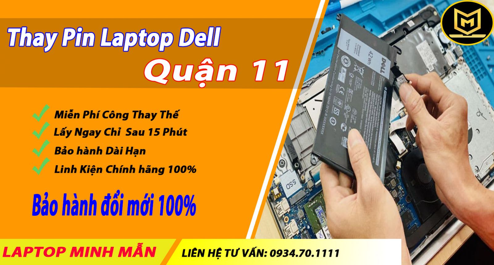 Thay-pin-laptop-Dell-quận-11