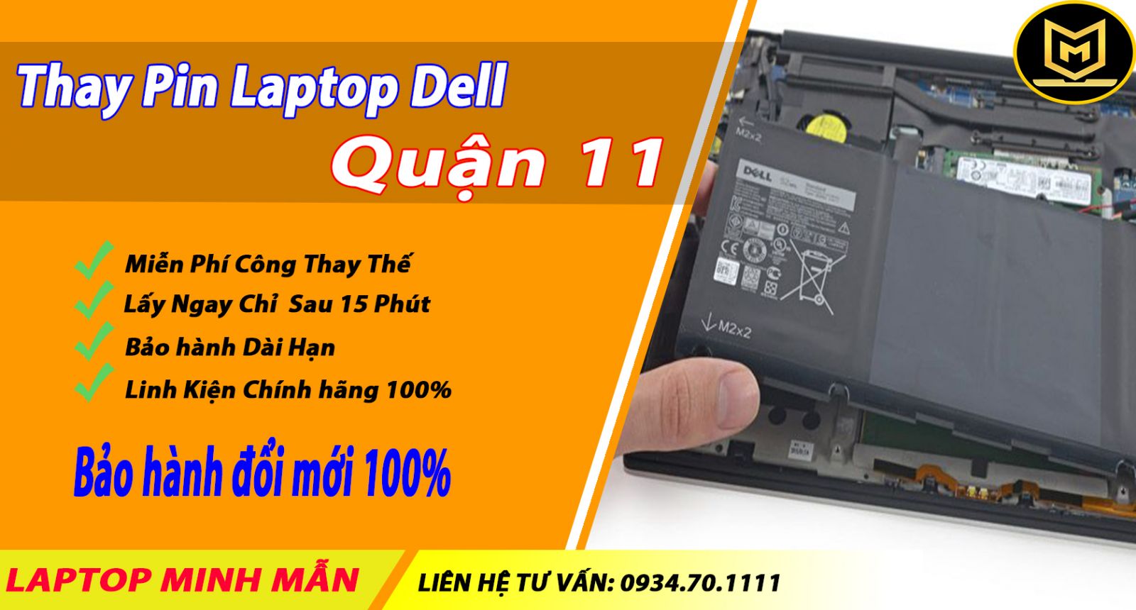 Thay-pin-laptop-Dell-quận-11