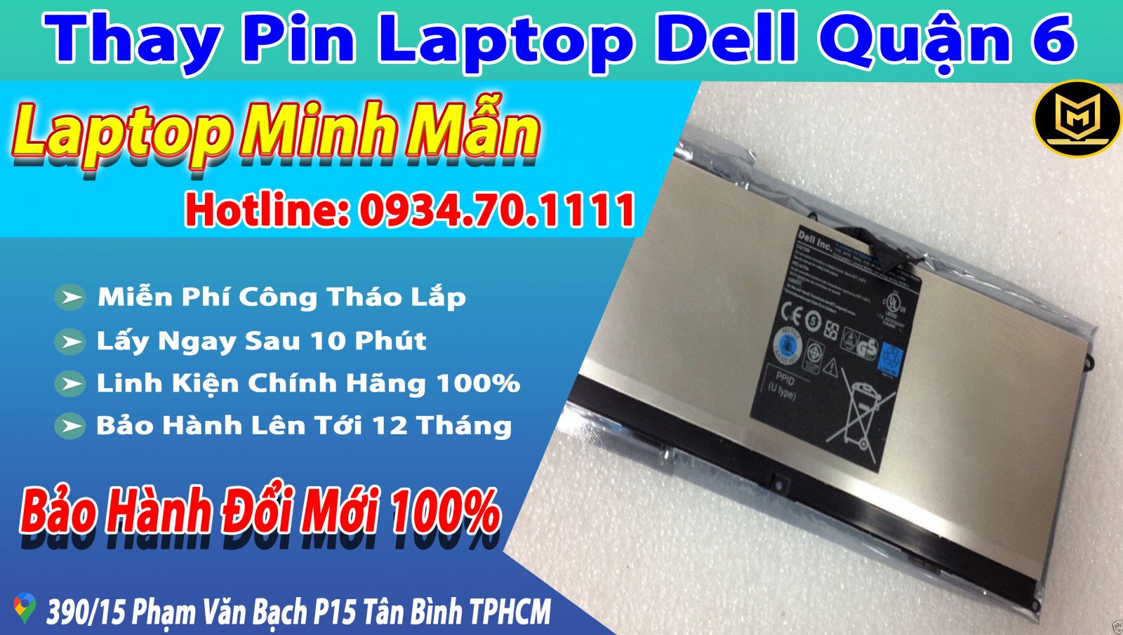 Thay-pin-laptop-Dell-quận-6