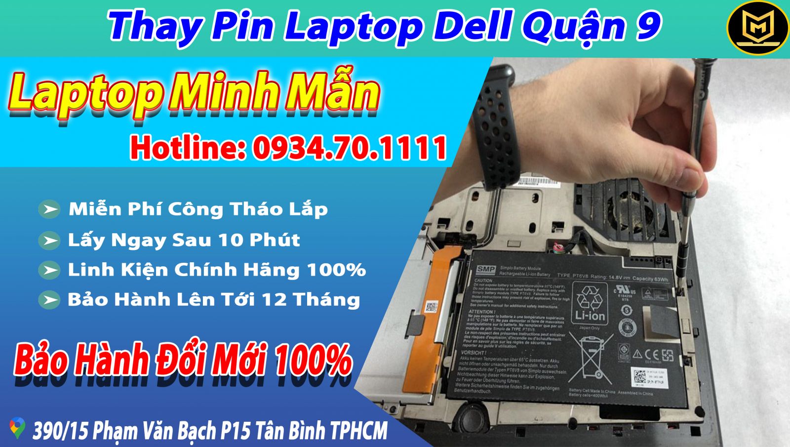 Thay-pin-laptop-Dell-quận-9