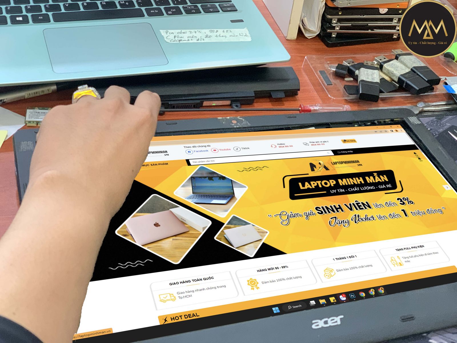 Thay Màn Hình Laptop Bình Tân Uy Tín Giá Rẻ