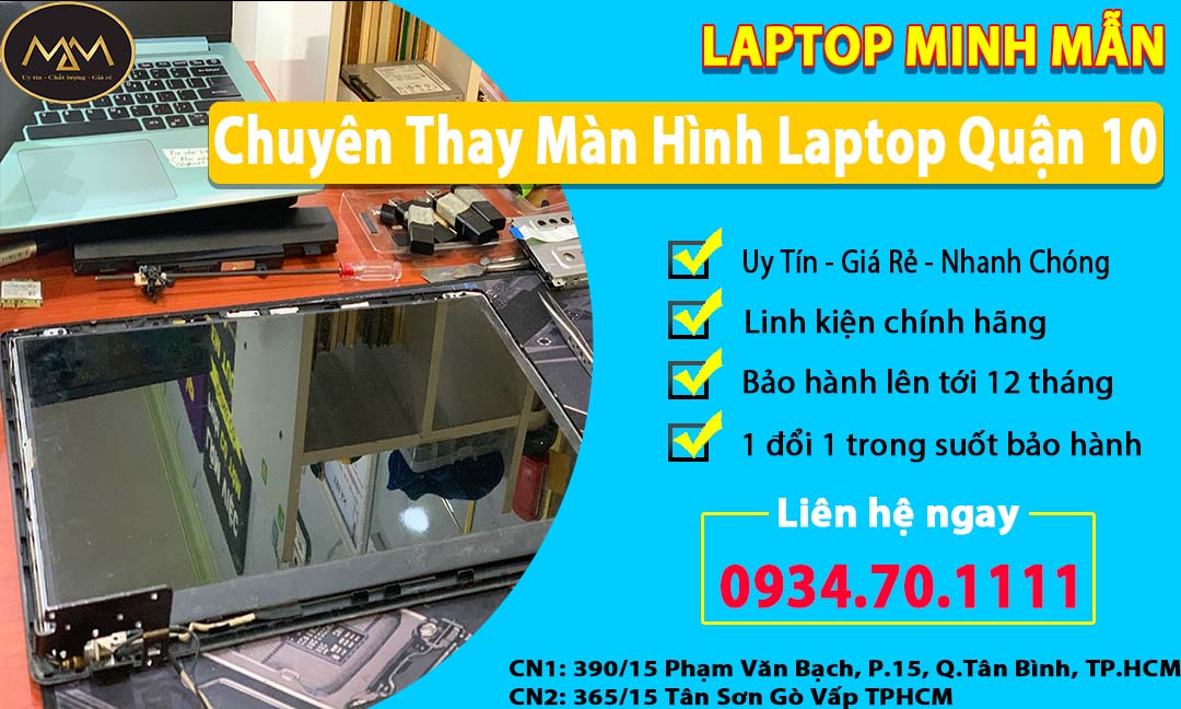 Thay Màn Hình Laptop Quận 10