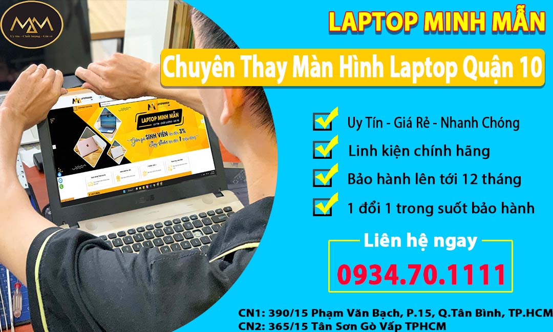 Thay Màn Hình Laptop Quận 10