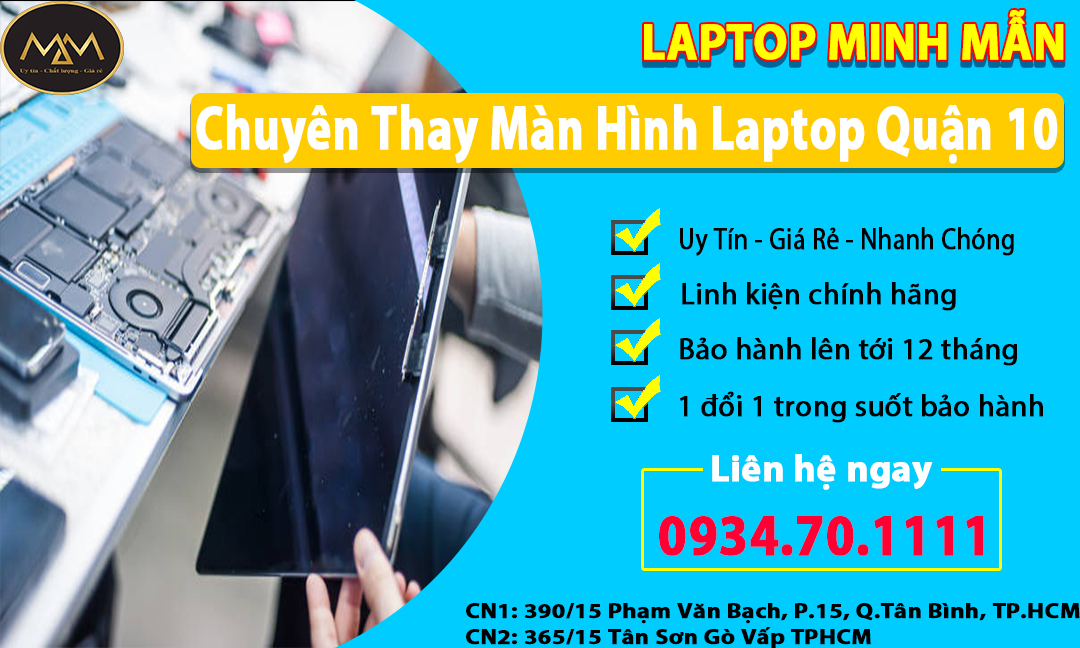 Thay Màn Hình Laptop Quận 10