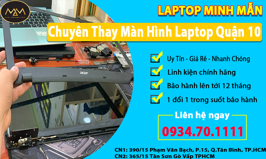 Thay Màn Hình Laptop Quận 10